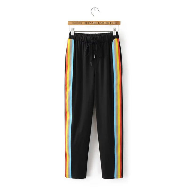 The Rainbow Stripped Long Pants