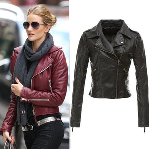 The Zipper Faux Leather Jackets