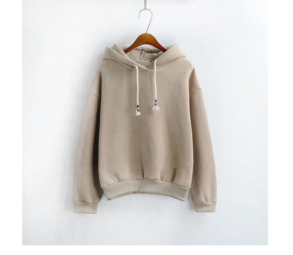 The Solid Leisure Hooded Hoodie