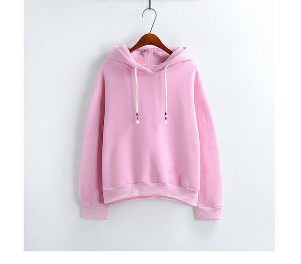 The Solid Leisure Hooded Hoodie