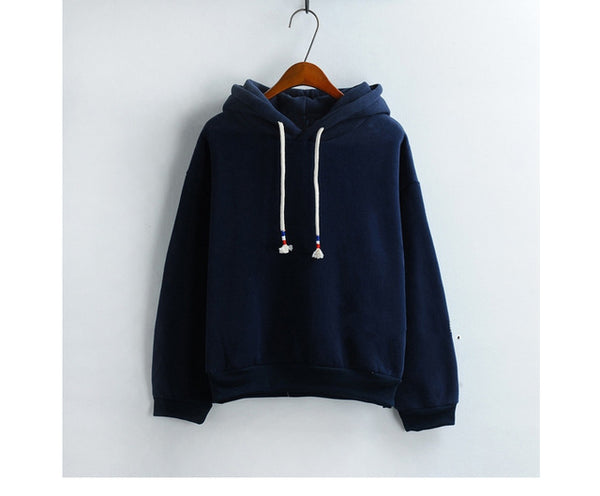 The Solid Leisure Hooded Hoodie