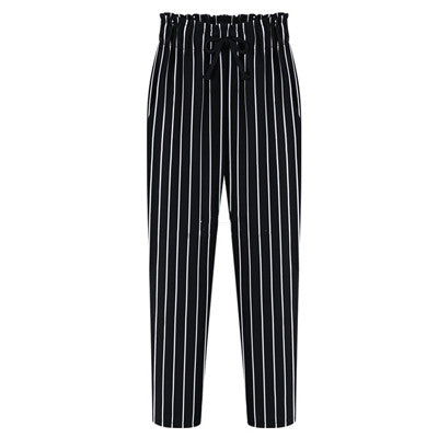 The Casual Harem Pants  Black Stripe