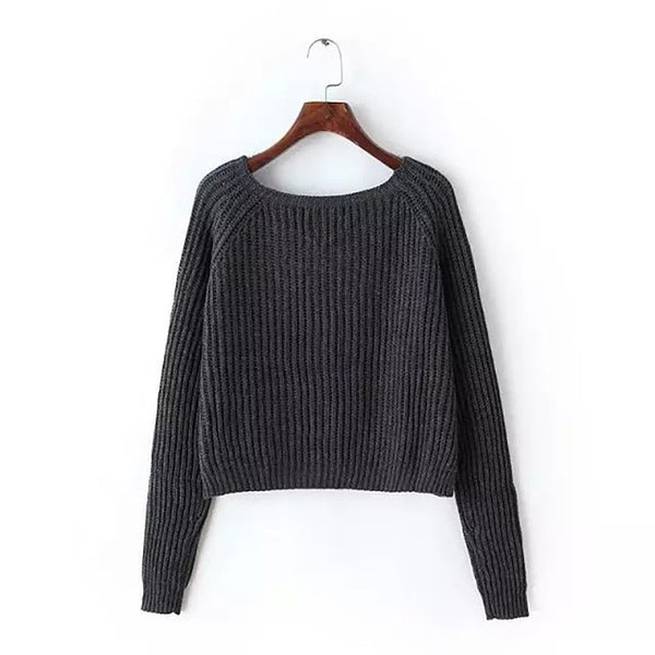 The casual sexy women sweaters