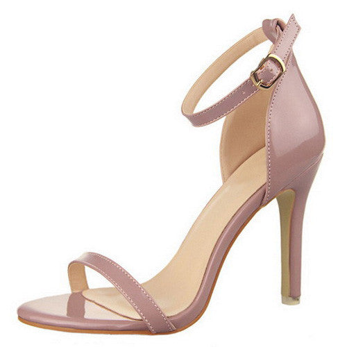 The Nude Suede High Heels