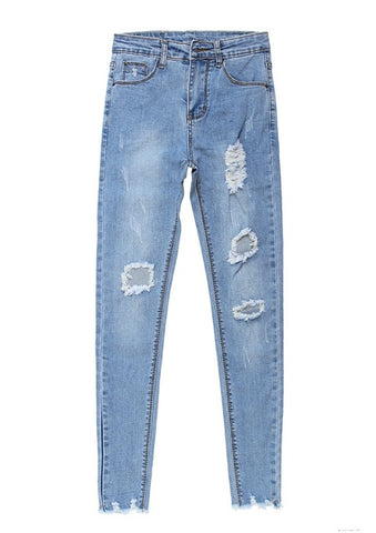 The ripped Holes Harem Pants Jeans