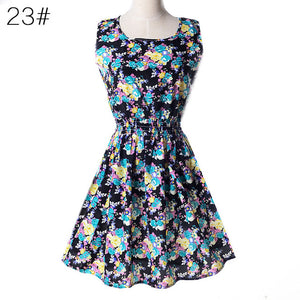 The Vest Dress with Flower