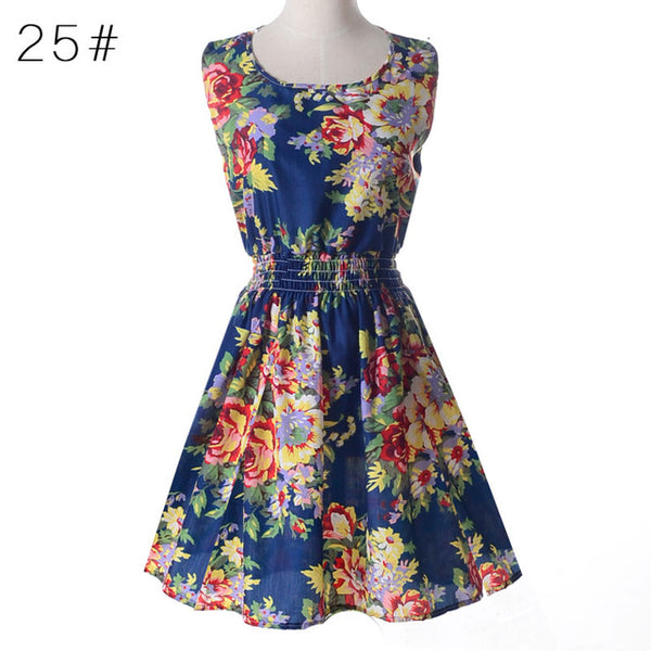 The Vest Dress with Flower