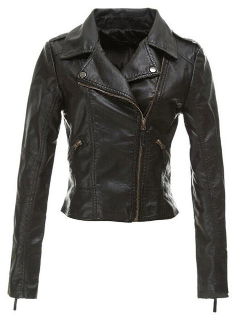 The Zipper Faux Leather Jackets