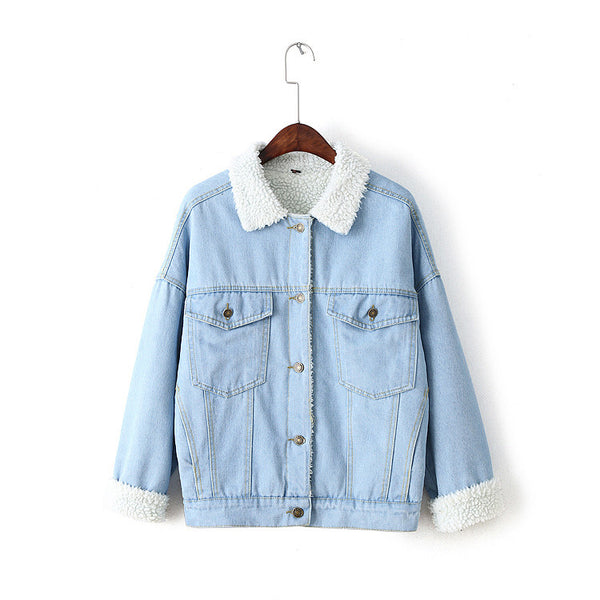 The Denim Bomber Jacket Coat