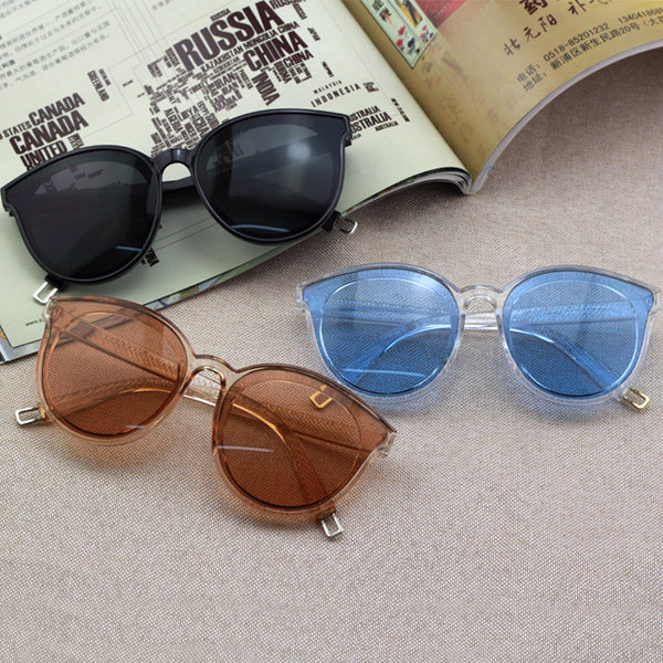 The sea blue sunglasses