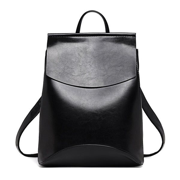 The Leather Bagpack mochila