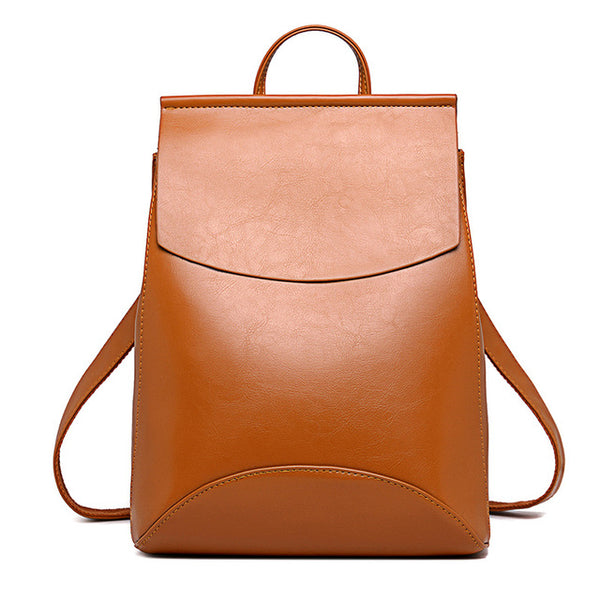 The Leather Bagpack mochila