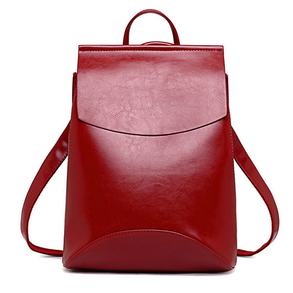 The Leather Bagpack mochila