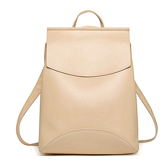 The Leather Bagpack mochila