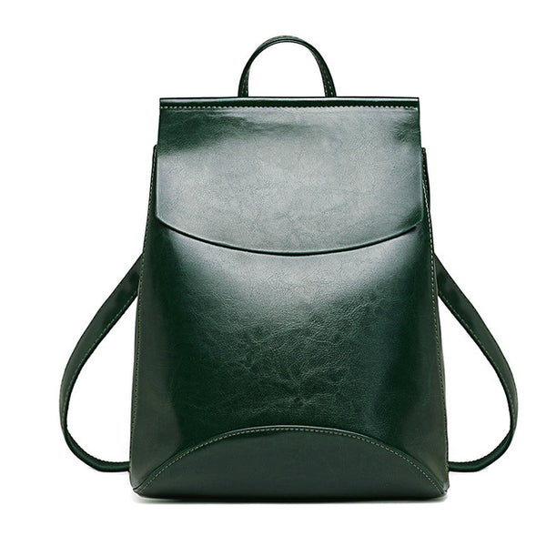 The Leather Bagpack mochila