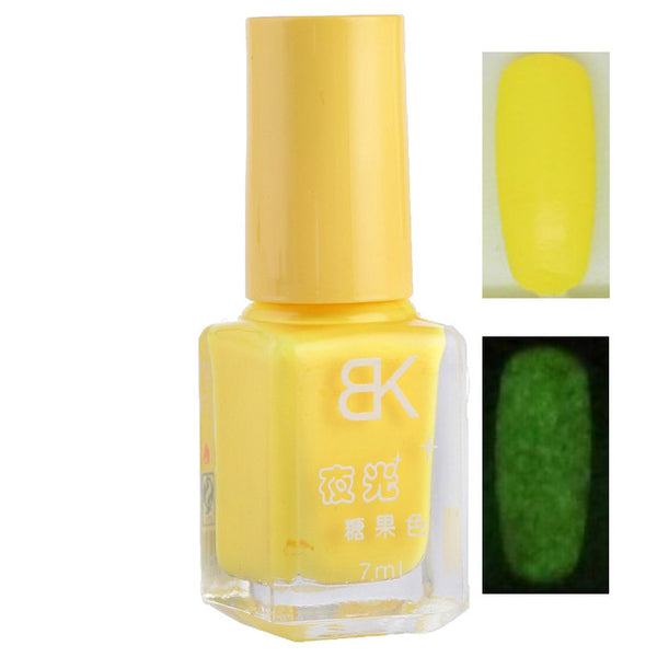 The 1pcs 20colors candy luminous paint nail polish