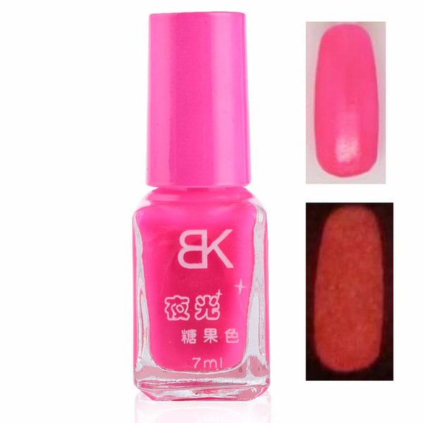 The 1pcs 20colors candy luminous paint nail polish