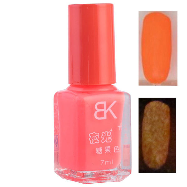 The 1pcs 20colors candy luminous paint nail polish