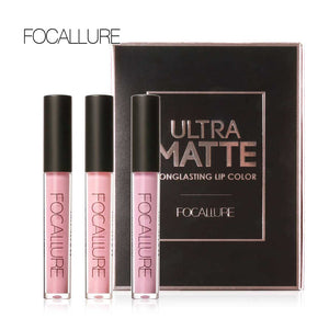 The 3Pcs/kit Lipgloss Long-lasting Lip Colors Makeup