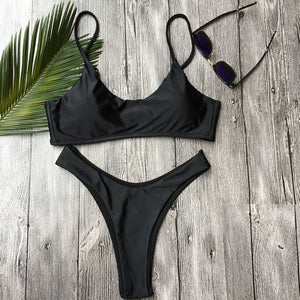 The Solid Brazilian Women Bikini.