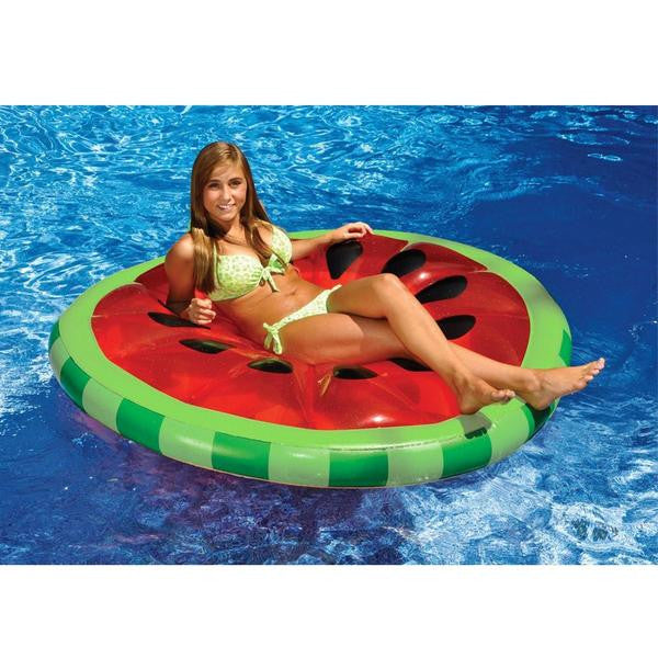 The Giant Watermelon Inflatable Pool Float