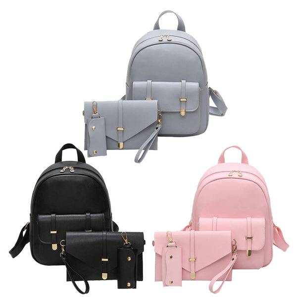 The Cute 3 Sets Letter Sac Backpacks