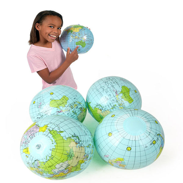 The Inflatable Earth Beach/Pool Ball Toy