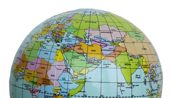 The Inflatable Earth Beach/Pool Ball Toy