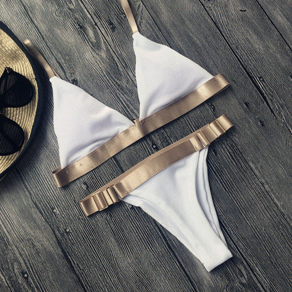 The Solid Brazilian Women Bikini.