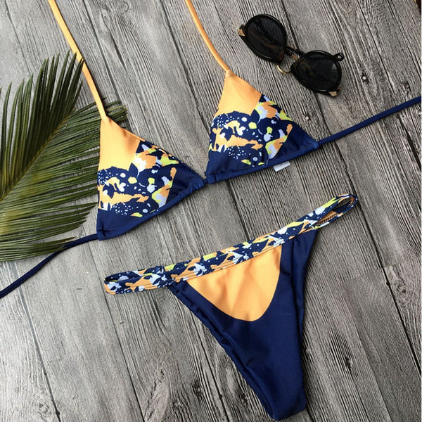 The Solid Brazilian Women Bikini.