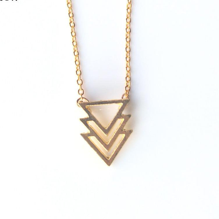 The three triangle necklace