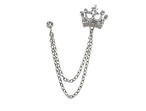 The Crystal Crown brooch badge