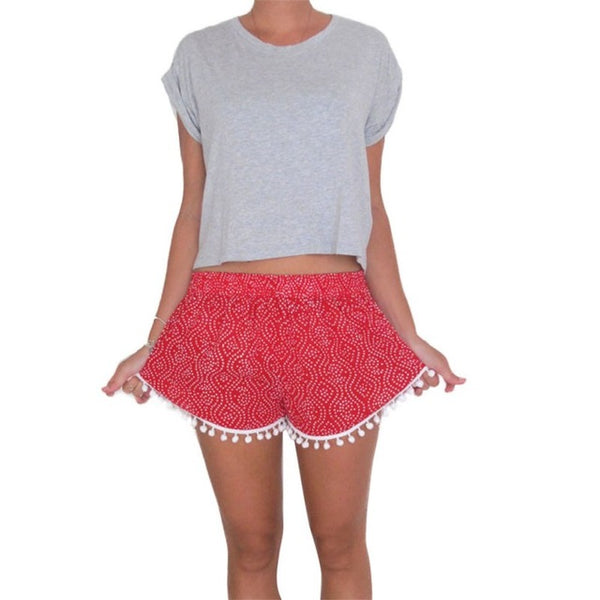 The Summer Women High Waist Floral Shorts