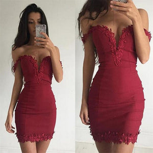 The V-neck vestidos playa Lace Dress