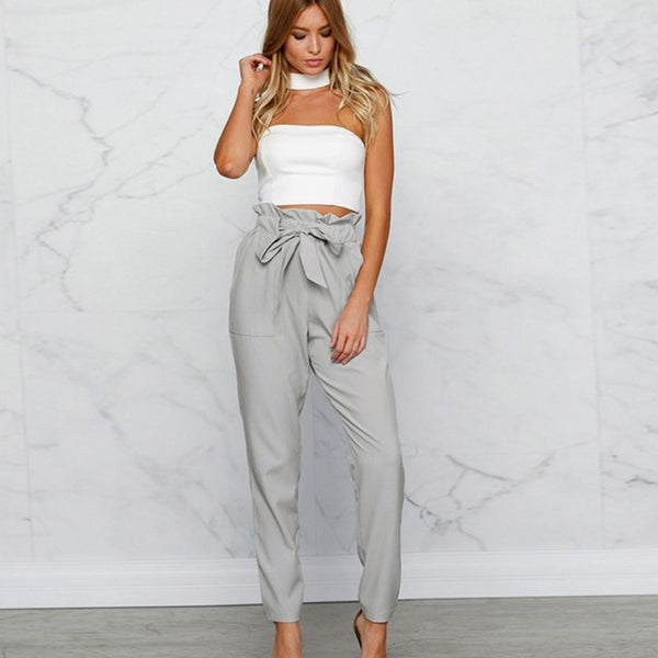 The High Waist Casual Trousers