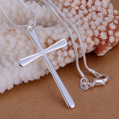 The Cross Pendant Snake Necklace