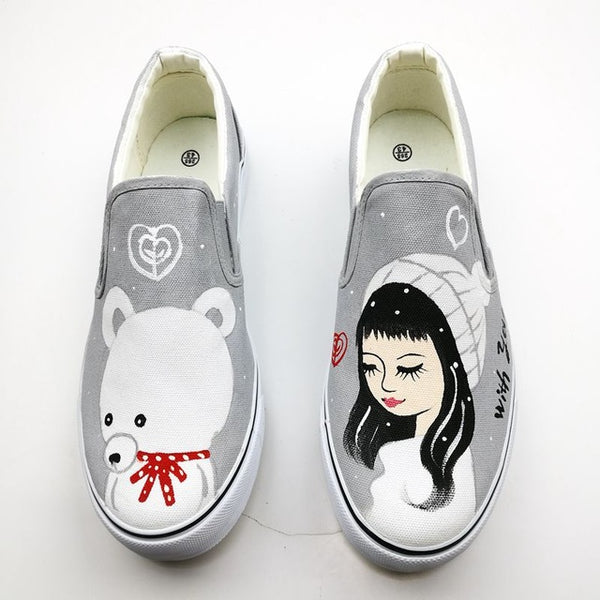 Canvas Hand Painted Shoes